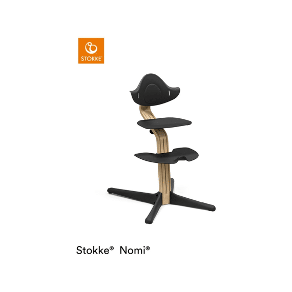 Stokke Nomi Eetstoel Natural / Oak Black