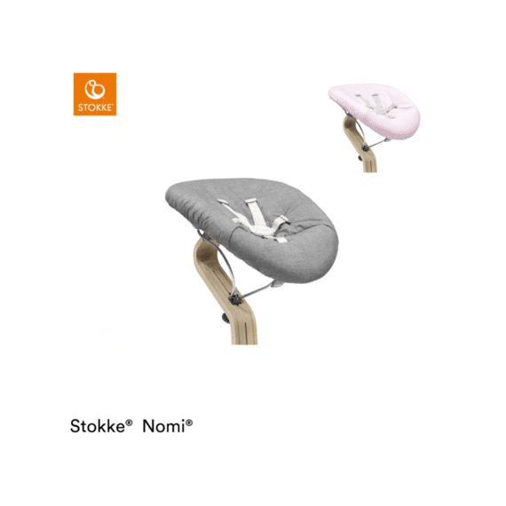 Stokke Nomi Eetstoel Newborn Set Grey Grey Pink