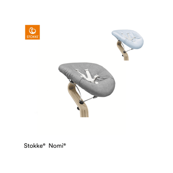 Stokke Nomi Eetstoel Newborn Set Black Grey Blue