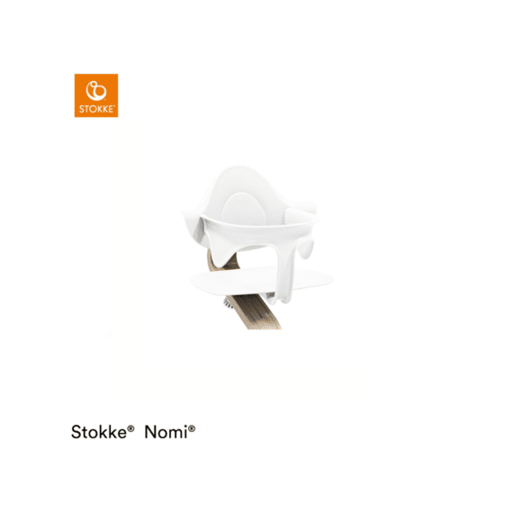Stokke Nomi Eetstoel Baby Set White