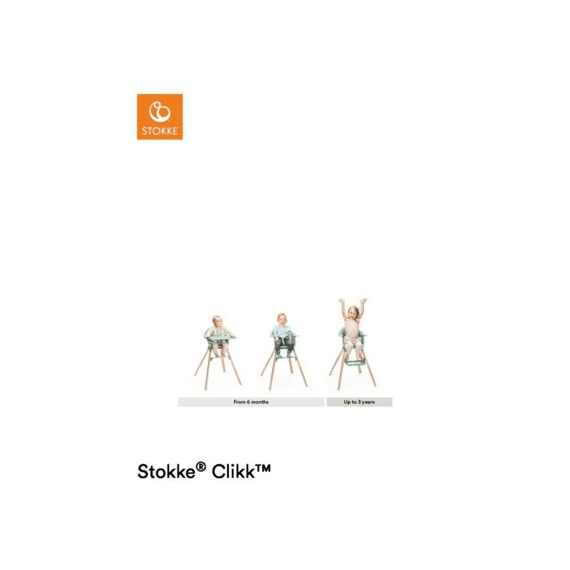 Stokke Clikk Eetstoel Clover Green