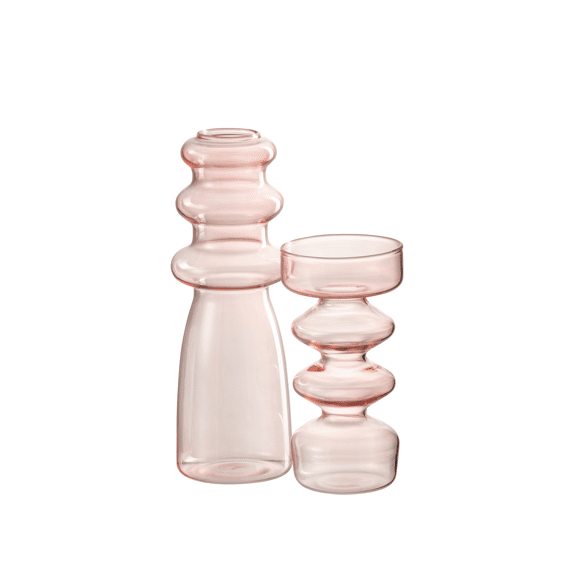 J-Line Vaas Luna Roze S 14,2Cm