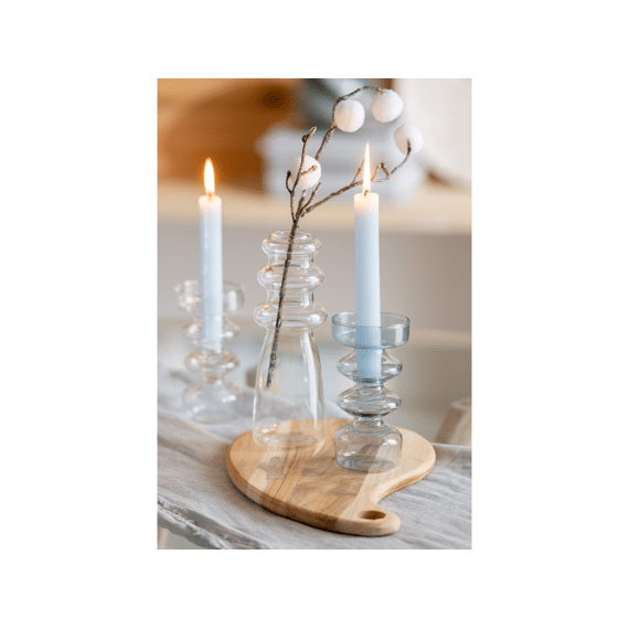 J-Line Vaas Luna Blauw L20,4Cm