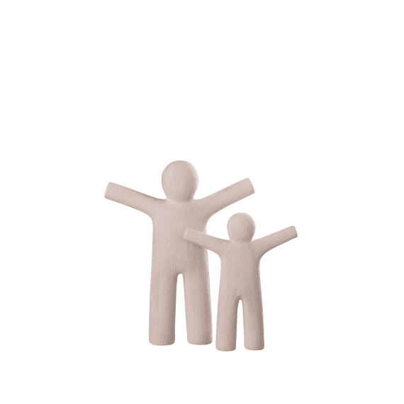 J-Line Decoratie Figuur P'Tit Maurice Roze Large 41,5Cm