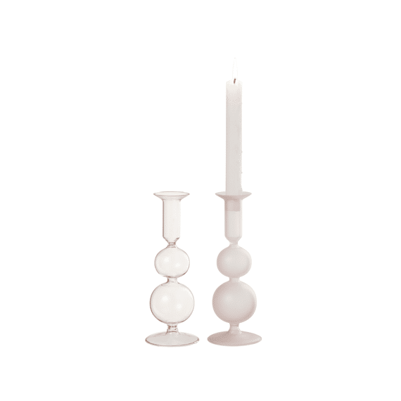 J-Line Kaarsenhouder Glas Assortiment 8X21Cm Prijs Per Stuk