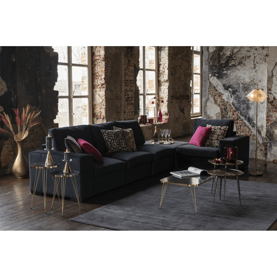 J-Line Kunstplant Tak Banksia Goud 91Cm