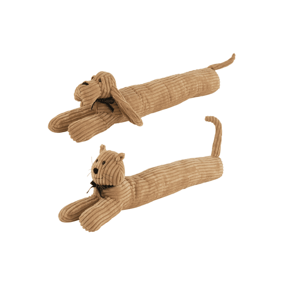 J-Line Tochtrol Hond/Kat Corduroy 84 Assortiment Prijs Per Stuk