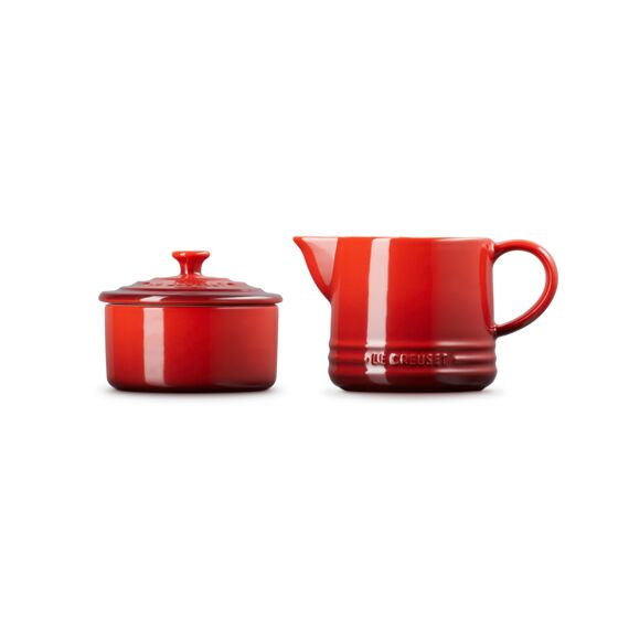 Le Creuset Melk En Suikerset Rond Signature Collection Sw 0.3L/0.25L Cerise