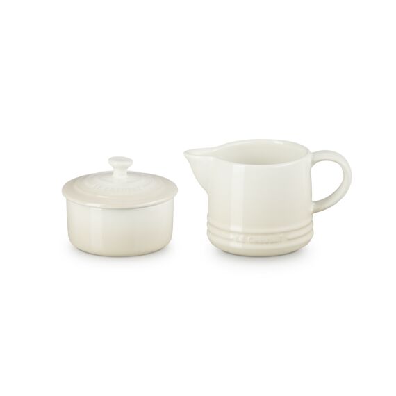 Le Creuset Melk En Suikerset Rond Signature Collection Sw 0.3L/0.25L Meringue