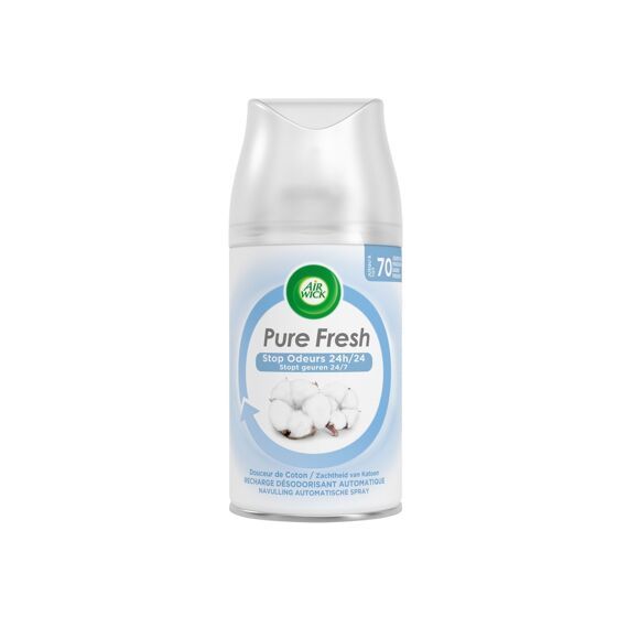 Airwick Luchtverfrisser Navulling Freshmatic Pure Fresh Zachtheid Van Katoen 250Ml