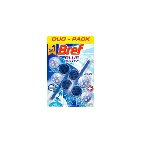 Bref Wc-Reiniger Blok Blue Activ Chlorine 2X50Gr