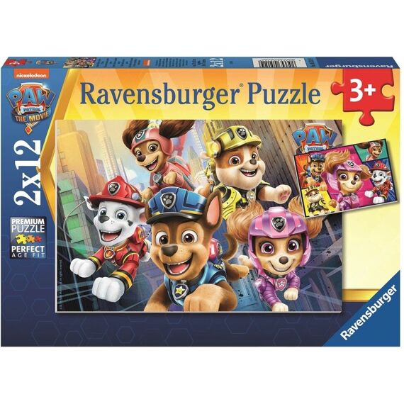 Ravensburger Puzzel 2X12 Stuks Paw Patrol: The Mighty Movie