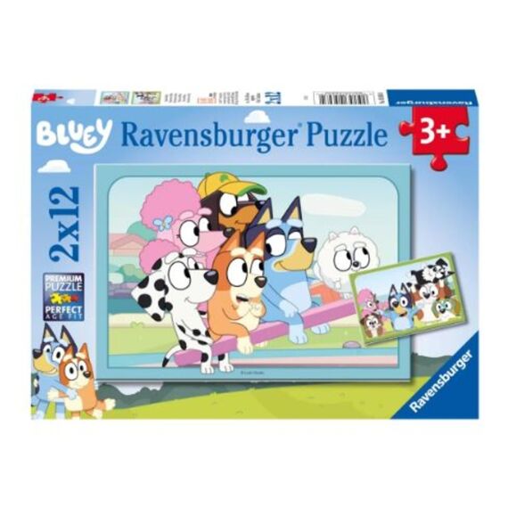 Ravensburger Puzzel 2X12 Stuks Bluey