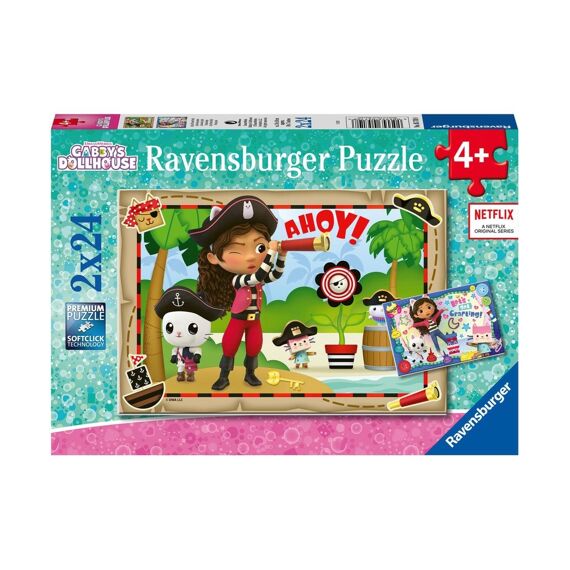 Ravensburger Puzzel 2X24 Stuks Gabby'S Dollhouse