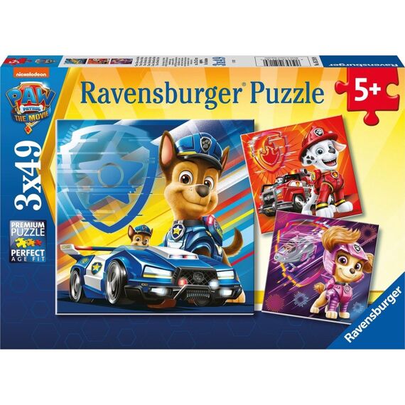 Ravensburger Puzzel 3X49 Stuks Paw Patrol: The Mighty Movie