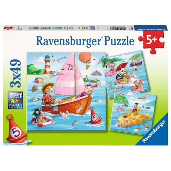 Ravensburger Puzzel 3X49 Stuks Watervoertuigen