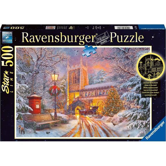 Ravensburger Puzzel 500 Stuks Funkelnde Weihnachten