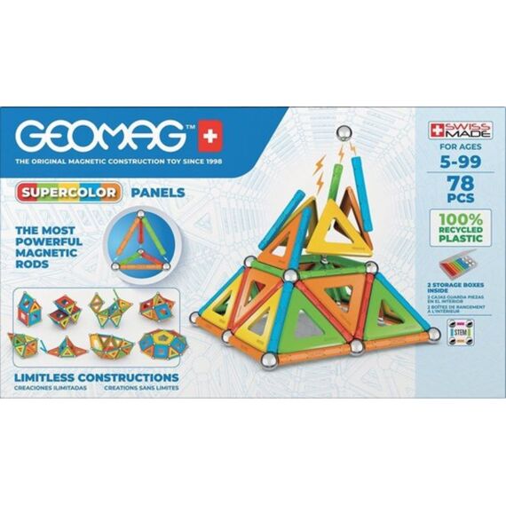 Geomag Super Color Recycled 78 Stuks