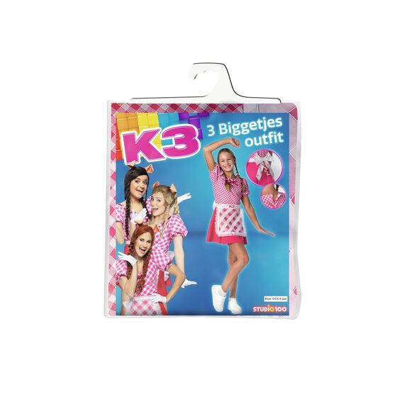 K3 Verkleedpak 3 Biggetjes 6-8J