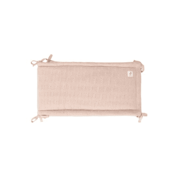Jollein Bedomrander/Boxomrander 30X180Cm Grain Knit Wild Rose
