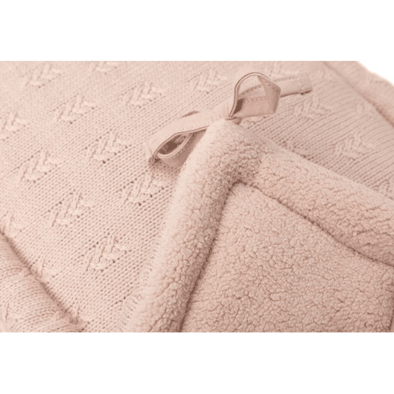 Jollein Bedomrander/Boxomrander 30X180Cm Grain Knit Wild Rose