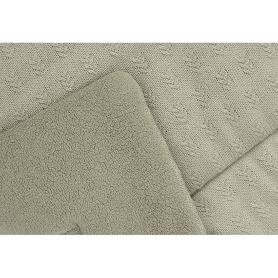 Jollein Parkligger 75X95Cm Grain Knit Olive Green