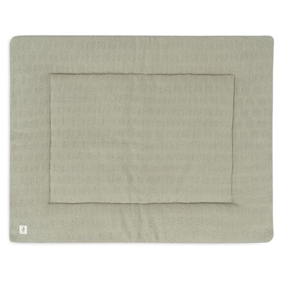 Jollein Parkligger 75X95Cm Grain Knit Olive Green