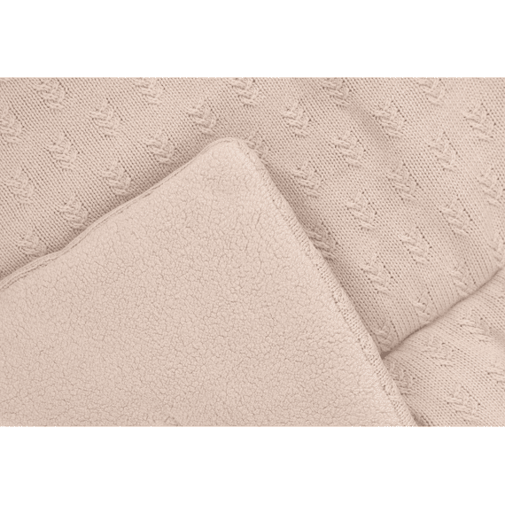 Jollein Parkligger 75X95Cm Grain Knit Wild Rose