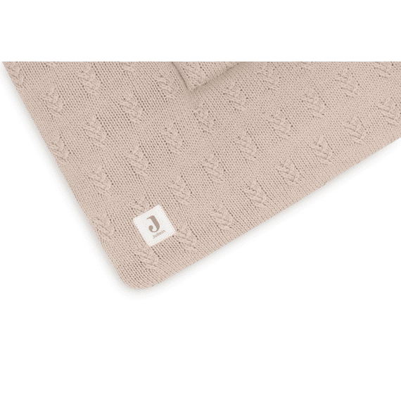 Jollein Parkligger 75X95Cm Grain Knit Wild Rose