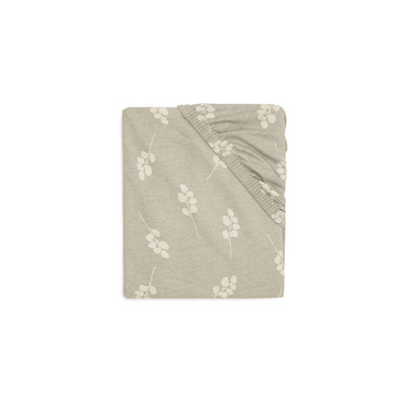 Jollein Hoeslaken Jersey 60X120Cm Twig Olive Green