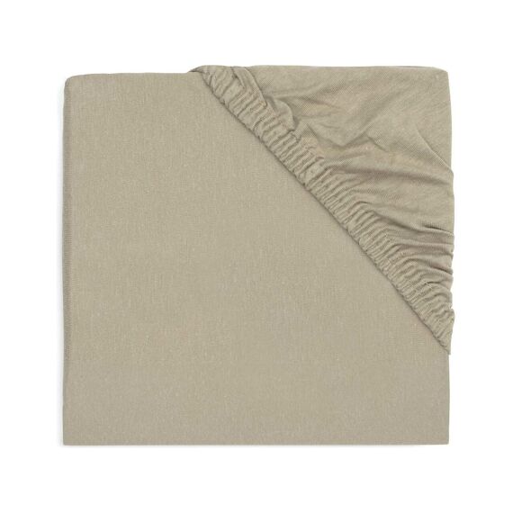 Jollein Hoeslaken Boxmatras Jersey 75X95Cm Olive Green