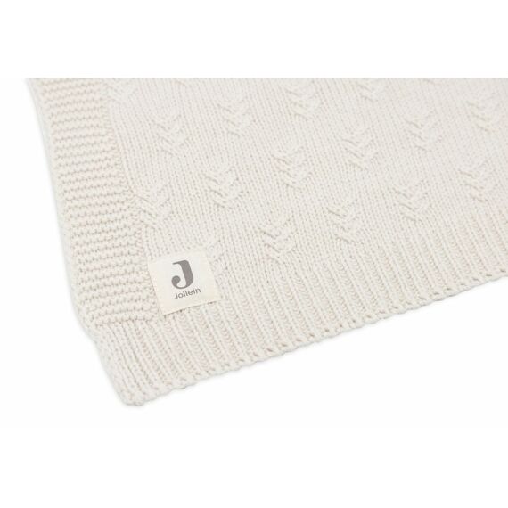 Jollein Deken Wieg 75X100Cm Grain Knit Oatmeal