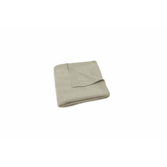 Jollein Deken Wieg 75X100Cm Grain Knit Olive Green