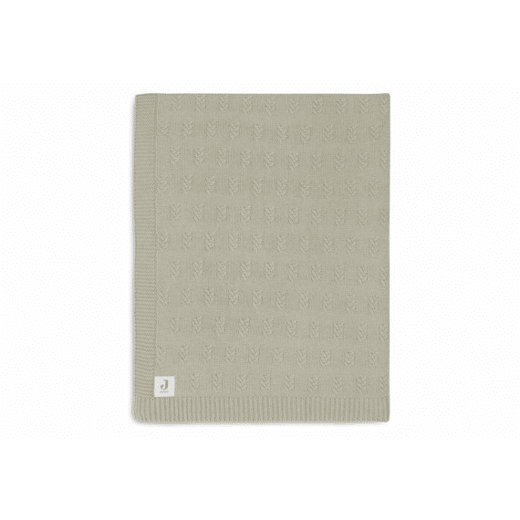 Jollein Deken Wieg 75X100Cm Grain Knit Olive Green