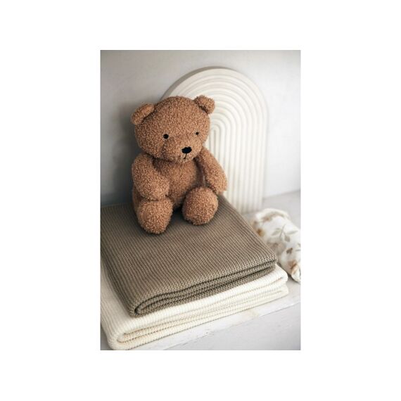 Jollein Deken Wieg 75X100Cm Basic Knit Olive Green