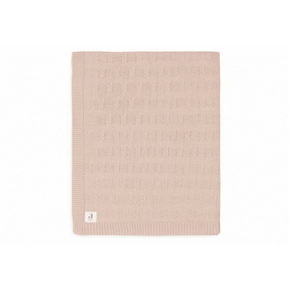 Jollein Deken Wieg 75X100Cm Grain Knit Wild Rose