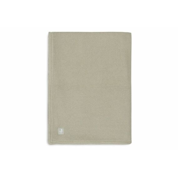 Jollein Deken Wieg 75X100Cm Basic Knit Olive Green/Fleece