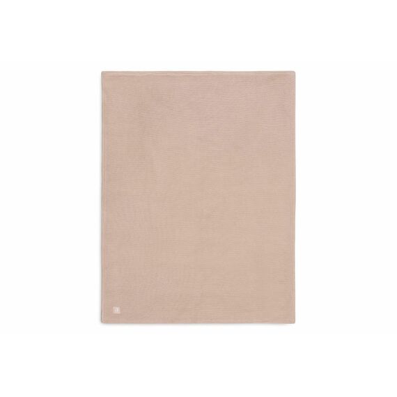 Jollein Deken Wieg 75X100Cm Basic Knit Wild Rose/Fleece