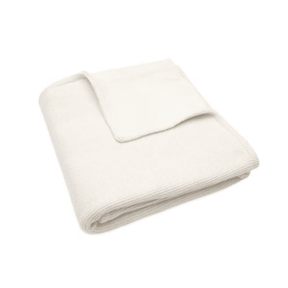 Jollein Deken Ledikant 100X150Cm Basic Knit Ivory/Coral Fleece