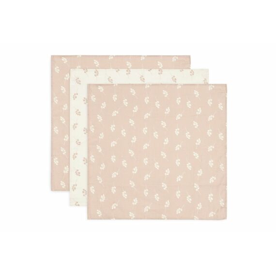 Jollein Hydrofiele Doek Small 70X70Cm Twig Wild Rose (3Pack)