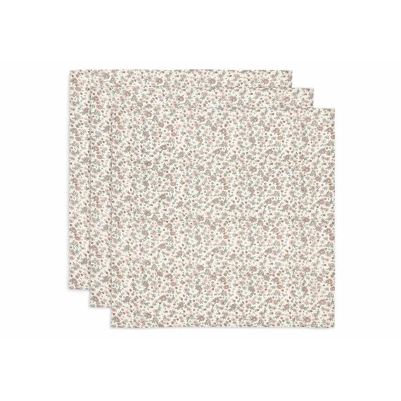 Jollein Hydrofiele Doek Small 70X70Cm Retro Flowers (3Pack)