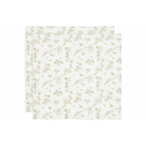 Jollein Hydrofiele Doek Small 70X70Cm Dreamy Mouse (2Pack)