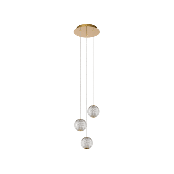 Lucide Cintra Hanglamp Led Dimbaar 4,7W 2700K Transparant Ø25Cm