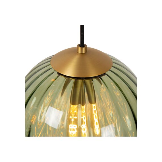 Lucide Monsaraz Hanglamp 3XE27 Groen Ø35Cm