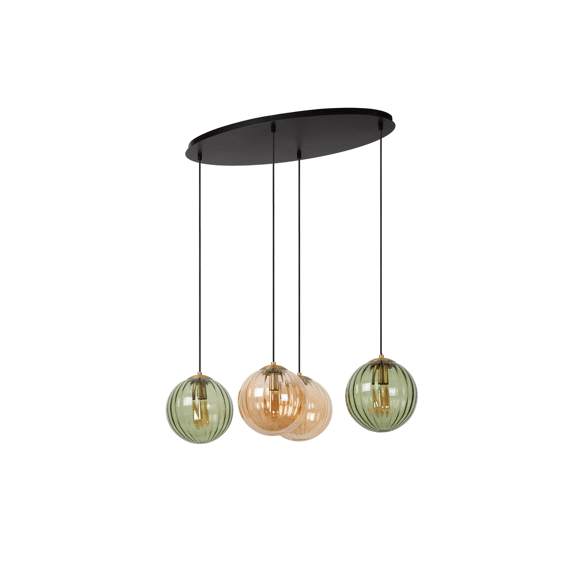 Lucide Monsaraz Hanglamp 4XE27 Groen