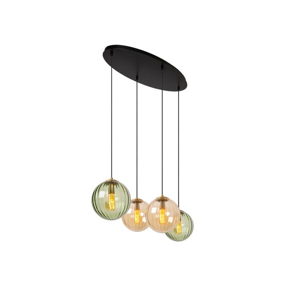 Lucide Monsaraz Hanglamp 4XE27 Groen