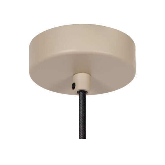 Lucide Evora Hanglamp 1XGU10 Taupe Ø10Cm