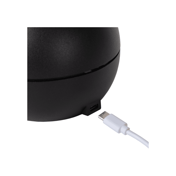 Lucide Clipper Oplaadbare Tafellamp Led 1X2,2W 2700K Zwart Ø12Cm
