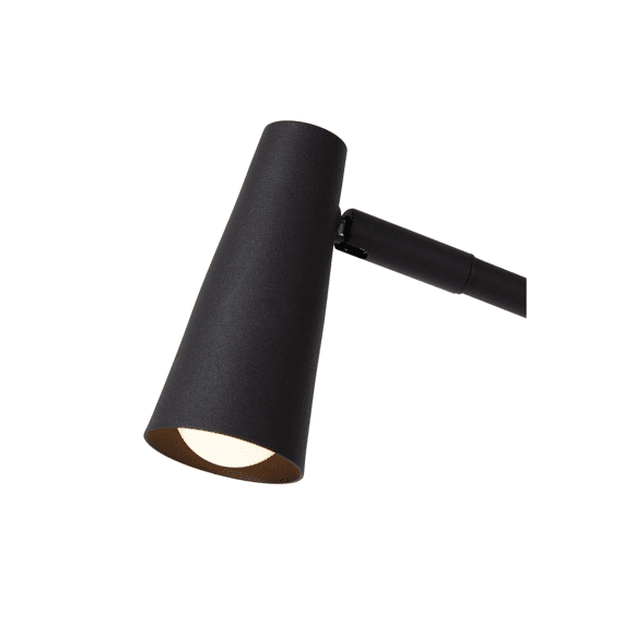 Lucide Stirling Oplaadbare Leeslamp Led Dimbaar 1X3W 2700K Zwart