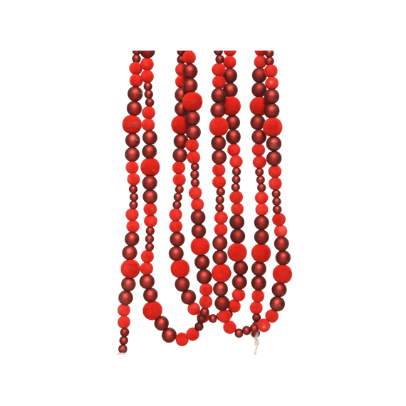 Slinger Plastic Flocking Dia1.20-L240.00Cm Rood